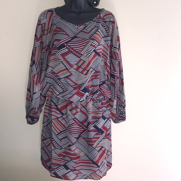 Parker Dresses & Skirts - Parker Multicolor Print Silk Dress Size M—B4